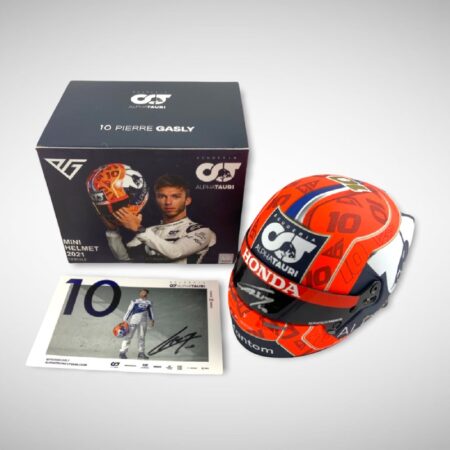 Pierre Gasly 2021 Signed Half Helmet 