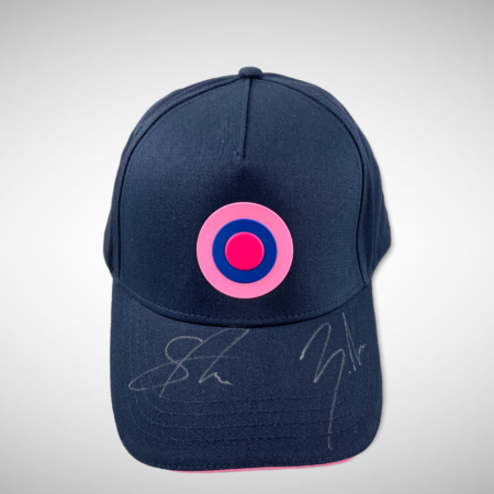 Racing Point 2020 Cap Signed by Sergio Perez and Lance Stroll 