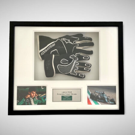 Lance Stroll Aston Martin Framed Sim Gloves