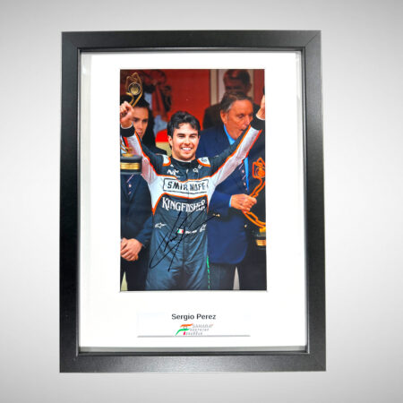 Sergio Perez Sahara Force India Signed Photograph