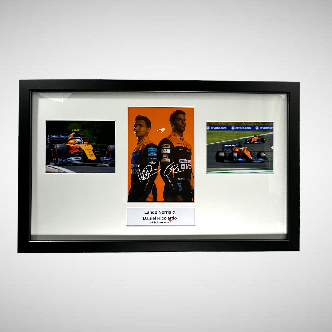 McLaren Driver Card Lando Norris & Daniel Ricciardo