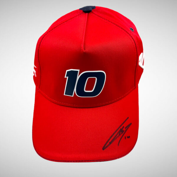 Signed Pierre Gasly Red Cap