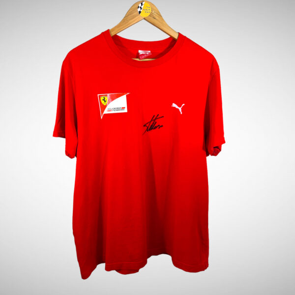 Ferrari Shirt Signed by Fernando Alonso