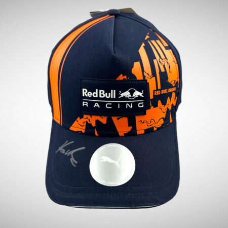 Red Bull Blue Cap Signed by Helmut Marko