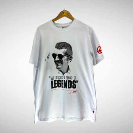 Haas Bunch of Legends T-Shirt Signed by Gunther Steiner