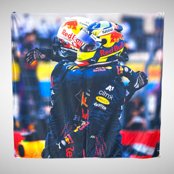 Max Verstappen & Sergio Perez 5ft 3 x 5ft 2 Paddock Club Promotional Vinyl Banner