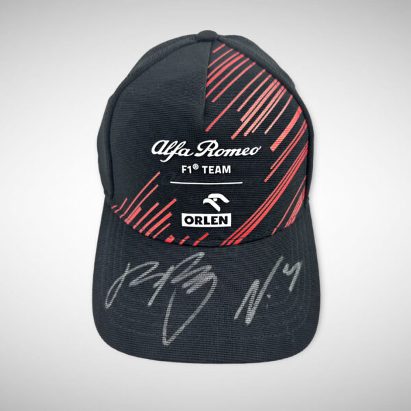 Alfa Romeo Cap Signed by Valtteri Bottas & Zhou Guanyu