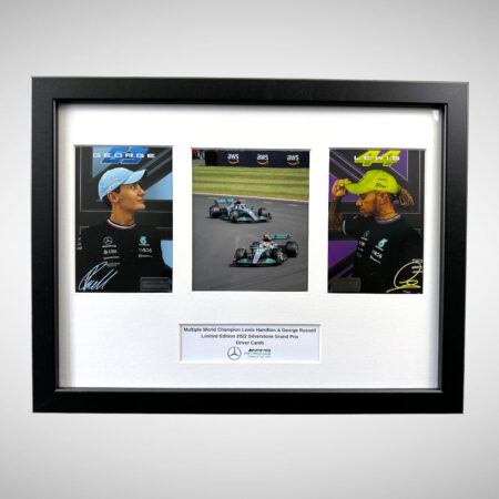 Mercedes-AMG Silverstone Ltd Edit Lewis Hamilton & George Russell Driver Cards