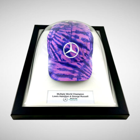 Lewis Hamilton & George Russell Signed Mercedes Cap