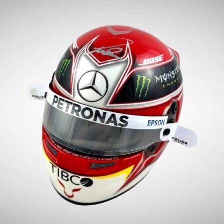 1:2 SCALE F1 HELMET Lewis Hamilton 2019 Visor Tear Off & Tension Posts x 2 Accessory
