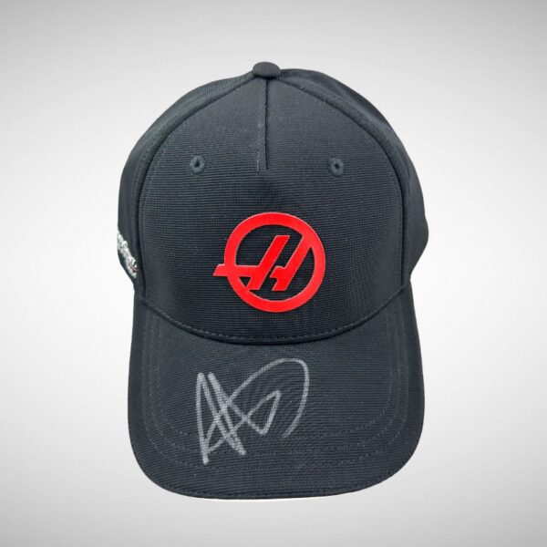 Haas Cap Signed by Team Principle Ayou Komatsu 1082