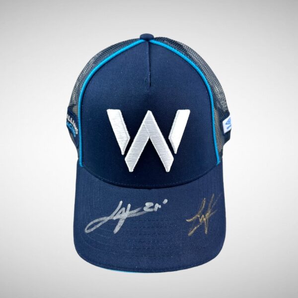 Williams Cap signed by Logan Sargeant & James Vowels