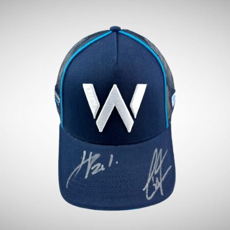 Logan Sargeant & James Vowels Signed Williams Cap