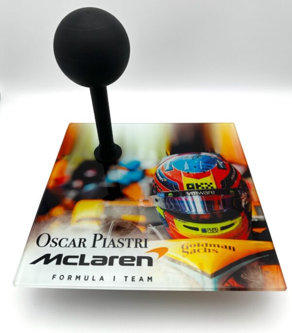 Oscar Piastri 2023 Half 1:2 Helmet Glass Display Stand