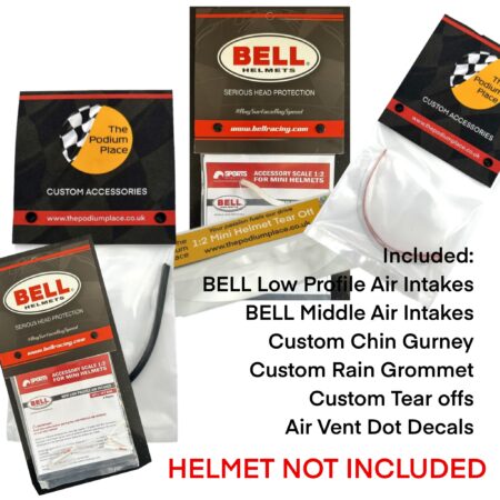 Oscar Piastri 2023 1:2 BELL Helmet McLaren Upgrade Bundle Accessories