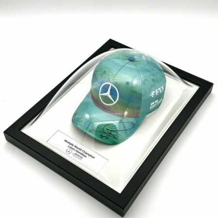 Lewis Hamilton SIGNED Mercedes Miami 2022 Cap 1017