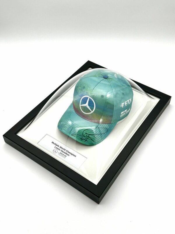 Lewis Hamilton SIGNED Mercedes Miami 2022 Cap 1017