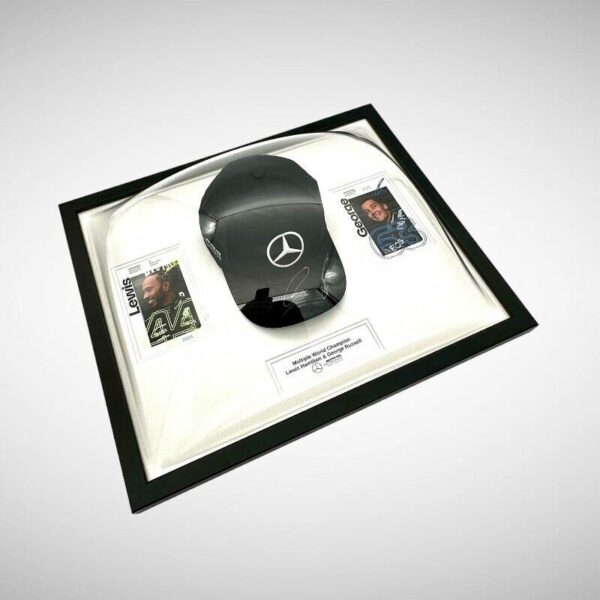 Lewis Hamilton & George Russell SIGNED Mercedes Cap