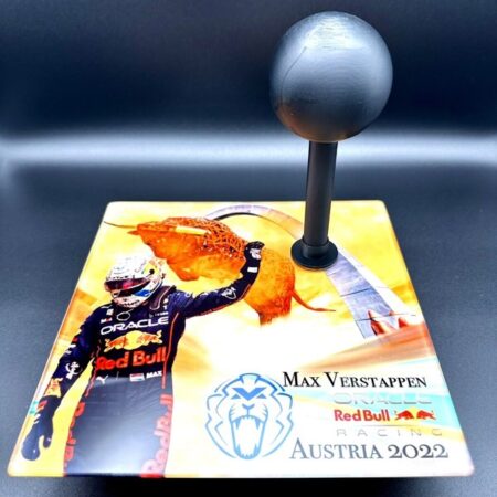 Max Verstappen 2022 Austria 1:2 Helmet Glass Display Stand