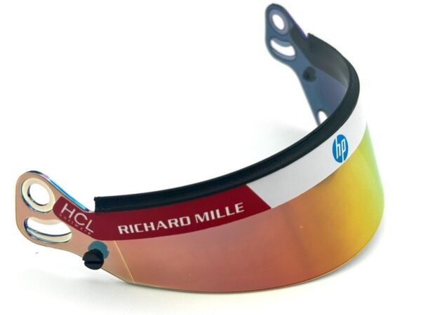 Charles Leclerc 1:2 Scale Mini Helmet Visor Strip NEW 2024 HP Logo