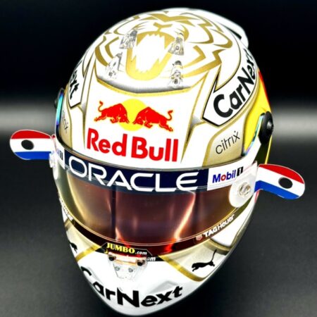 Max Verstappen 1:2 Mini Helmet Dutch Flag Visor Tear Off x 2 Accessory