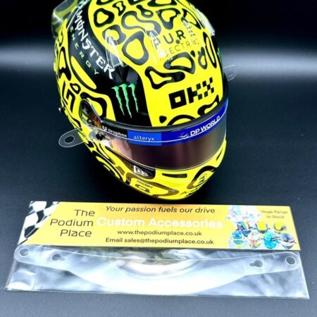 Lando Norris 1:2 Scale Mini Helmet 2024 Visor Tear Off x 2 Accessory