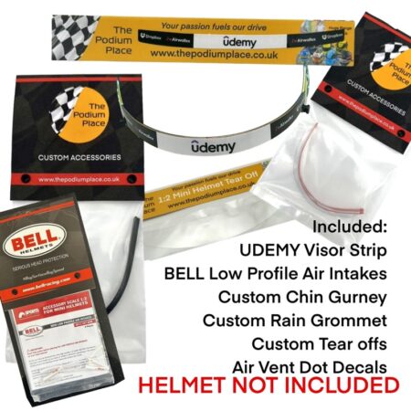 Oscar Piastri Melbourne 2024 BELL 1:2 Mini Helmet F1 McLaren Upgrade Bundle