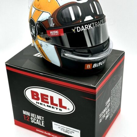 Lando Norris 2021 Monaco Retro Bell 1:2 Mini Helmet Fully Upgraded 1136.7.8