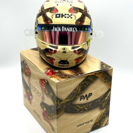 Lando Norris 2023 McLaren Vegas Rattlesnake Bell 1:2 Mini Helmet