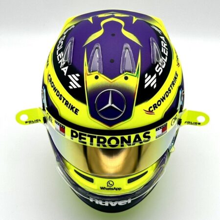 Lewis Hamilton 2024 1:2 Mini Helmet Upgrade Bundle