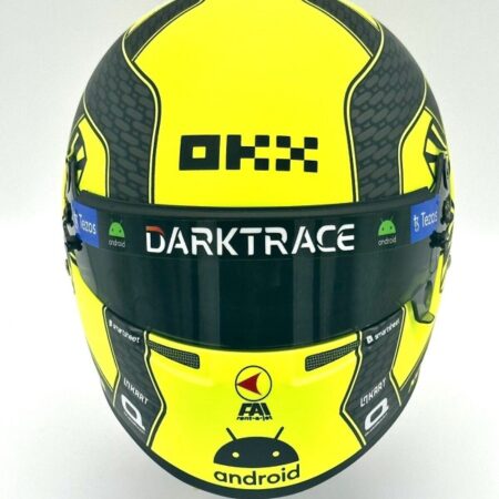 Lando Norris 2023 Darktrace 1:2 Mini Helmet Visor Strip