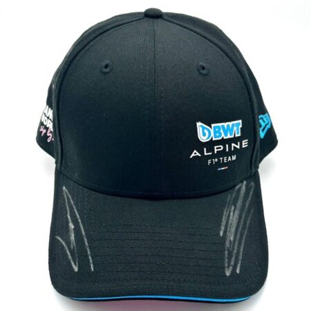 Esteban Ocon & Pierre Gasly Signed Alpine Cap