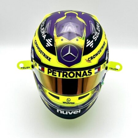 Lewis Hamilton 2024 1:2 Mini Helmet Visor Tear Offs