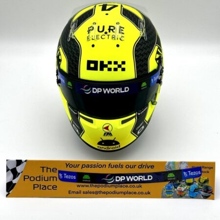 Lando Norris 2023 DP World 1:2 Mini Helmet Visor Strip