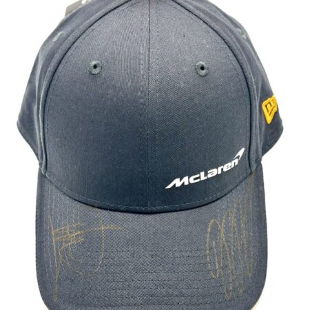 Lando Norris & Daniel Ricciardo Signed McLaren Cap