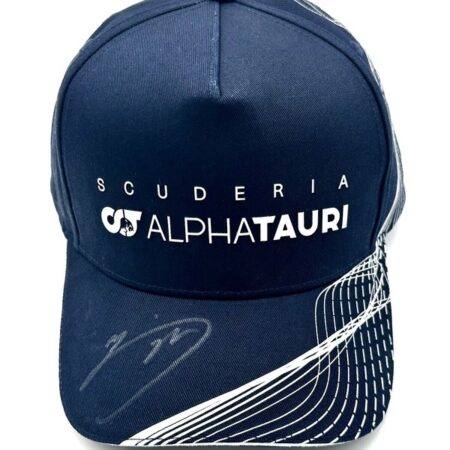 Yuki Tsunoda Signed AlphaTauri Cap