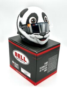 Alex Albon Williams 2024 China GP Panda 1:2 Mini Helmet With Tear Offs 1172.3