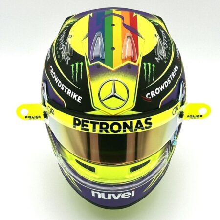 Lewis Hamilton 2023 1:2 Mini Helmet Upgrade Bundle