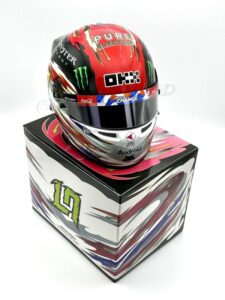 Lando Norris 2024 Japan 1:2 Mini Helmet With Tear Offs