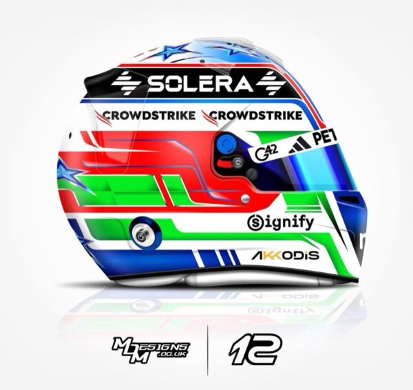 Kimi Antonelli 2025 1:2 Mini Helmet Upgrade Bundle - Image 12