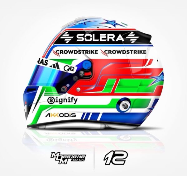 Kimi Antonelli 2025 1:2 Mini Helmet Upgrade Bundle - Image 10