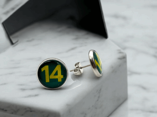 Fernando Alonso 14 Stud Earrings - Image 7