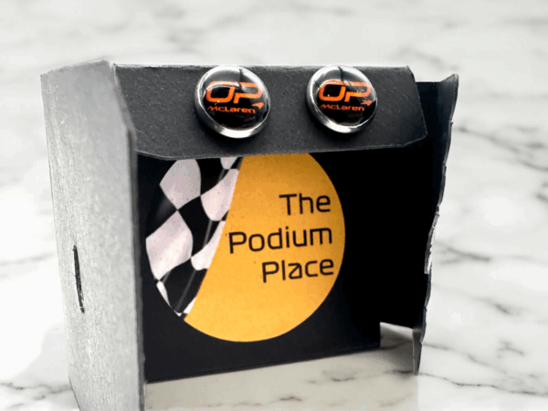 Oscar Piastri McLaren Stud Earrings - Image 6
