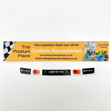 Oscar Piastri 2025 Melbourne 1:2 Mini Helmet Visor Strip