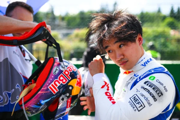 Yuki Tsunoda 2024 Spa 1:2 Mini Helmet with upgrades - Image 13