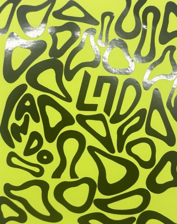 Lando Norris Helmet Blob & Lando Logo x 80 Decal Sticker Permanent Vinyl