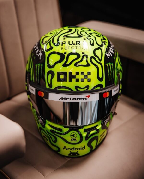 Lando Norris 2025 Season / Dark 1:2 BELL Helmet Upgrade Bundle - Image 9