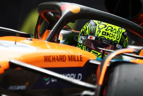 2025 Lando Norris & Oscar Piastri Monaco 1:2 Mini Helmet Visor Strip - Image 4