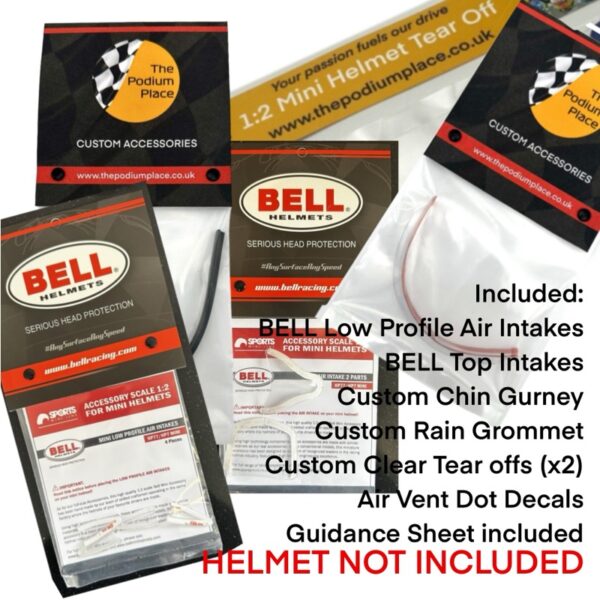 Liam Lawson 2025 Season & Miami 1:2 BELL Helmet Upgrade Bundle Accessories - Image 3