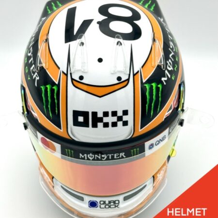 Oscar Piastri 2025 Monaco 1:2 BELL Helmet F1 McLaren Upgrade Bundle Accessories